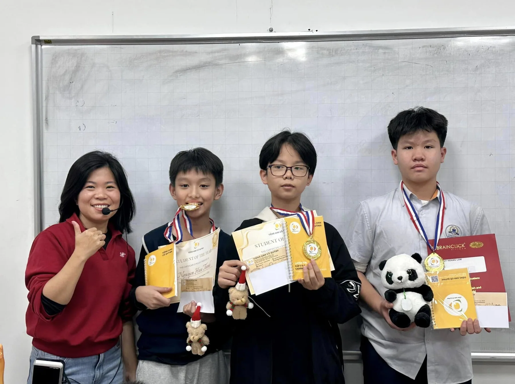 Lộ trình cụ thể cho từng học sinh